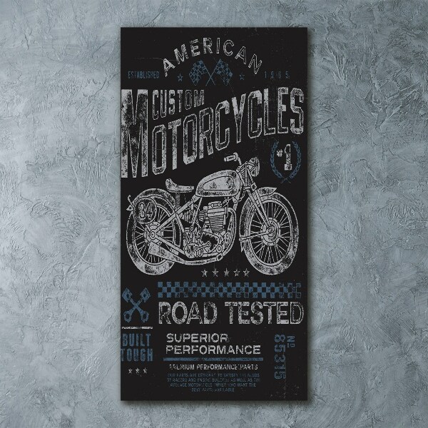 Cuadro decorativo en acrílico brillante vertical Automotor