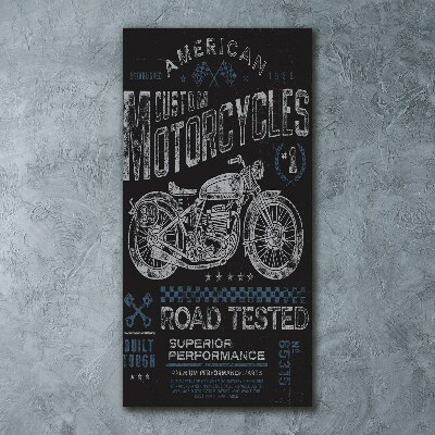 Cuadro decorativo en acrílico brillante vertical Automotor