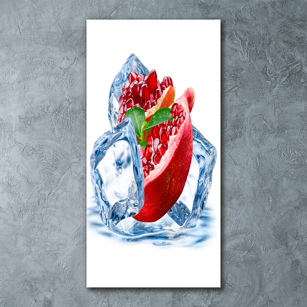 Impresión en metacrilato de alta calidad vertical Granada y hielo