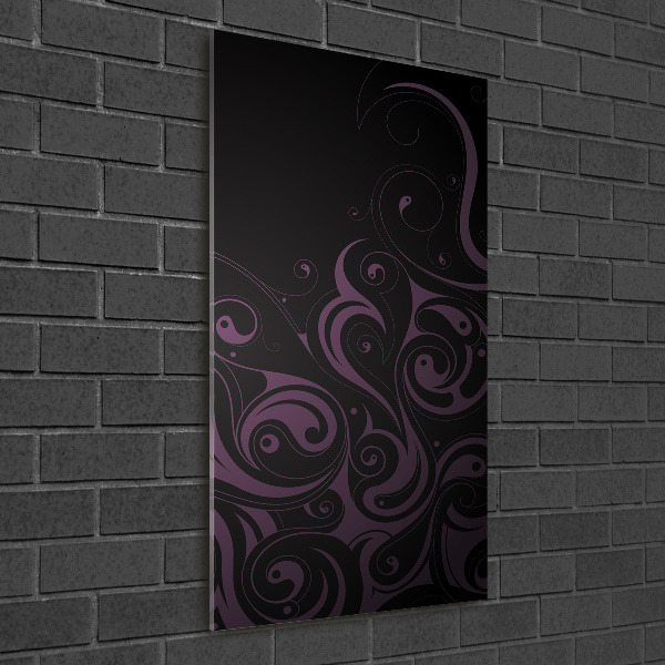 Cuadro de metacrilato moderno efecto cristal vertical Adornos