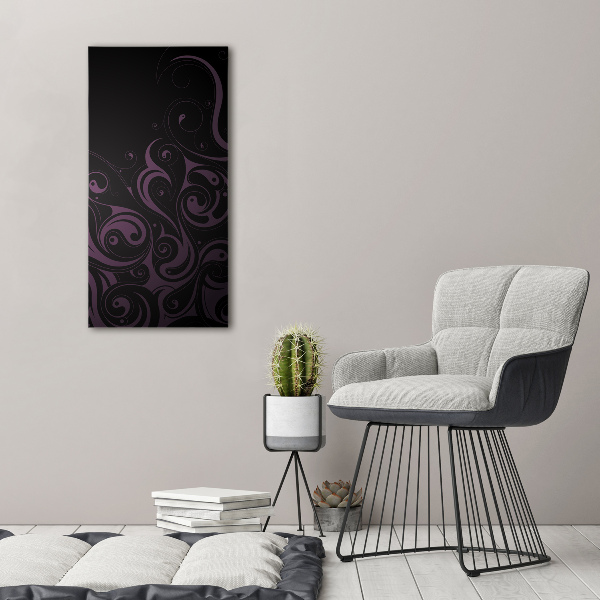 Cuadro de metacrilato moderno efecto cristal vertical Adornos