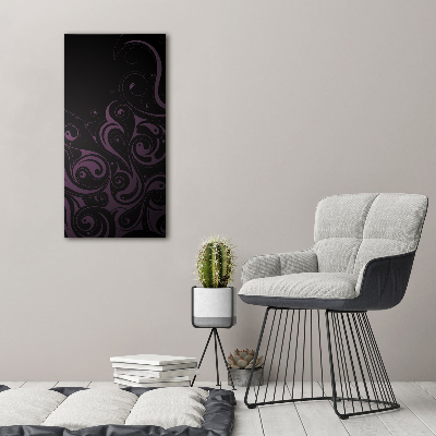 Cuadro de metacrilato moderno efecto cristal vertical Adornos