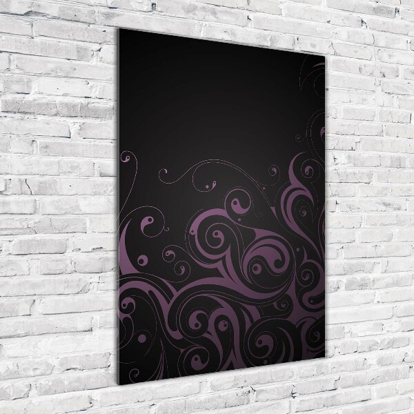 Cuadro de metacrilato moderno efecto cristal vertical Adornos