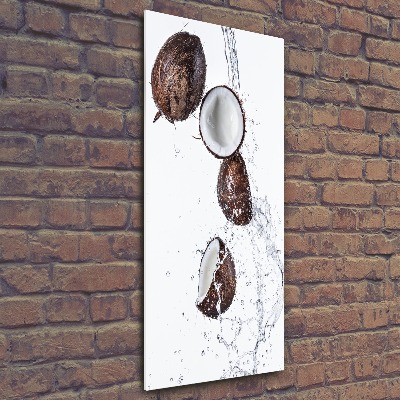 Cuadro decorativo en acrílico brillante vertical Coco