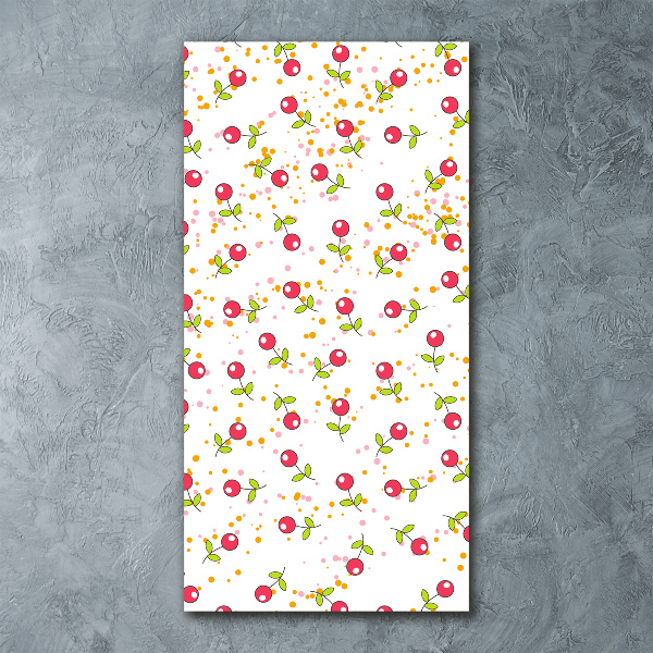 Impresión en metacrilato de alta calidad vertical Guindas