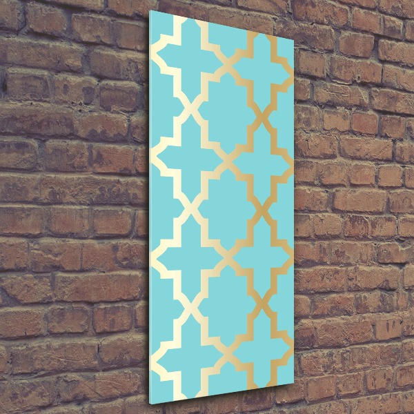 Impresión en metacrilato de alta calidad vertical Patrón árabe