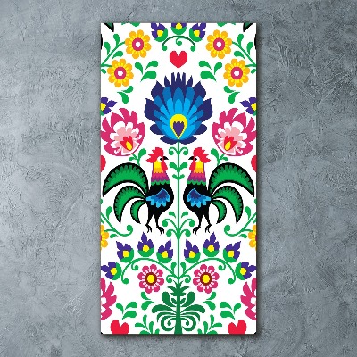 Fotoobraz na ścianę szkło akrylowe pionowy Wzór etniczny