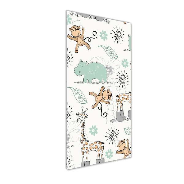 Impresión en metacrilato de alta calidad vertical Animales de África
