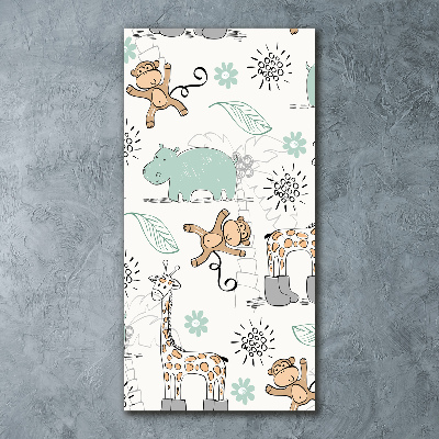 Impresión en metacrilato de alta calidad vertical Animales de África