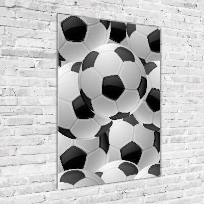 Cuadro decorativo en acrílico brillante vertical Fútbol americano