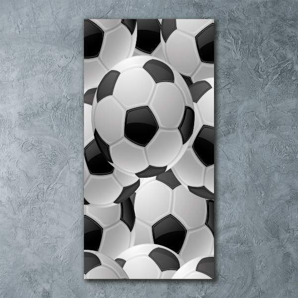 Cuadro decorativo en acrílico brillante vertical Fútbol americano