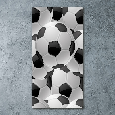 Cuadro decorativo en acrílico brillante vertical Fútbol americano