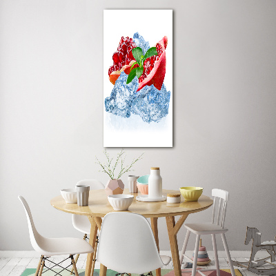 Cuadro de metacrilato moderno efecto cristal vertical Granada