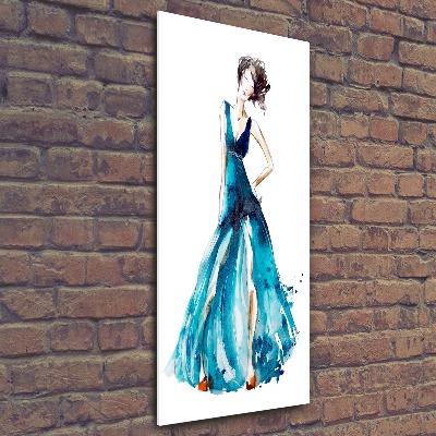 Cuadro de metacrilato vertical Ilustración de moda