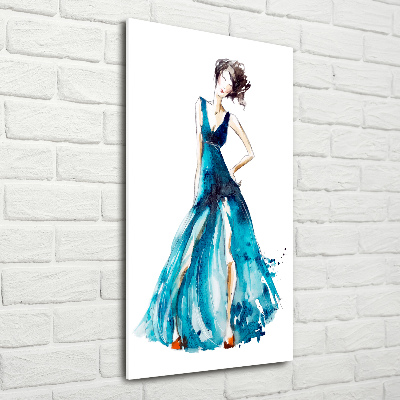 Cuadro de metacrilato vertical Ilustración de moda