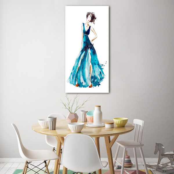 Cuadro de metacrilato vertical Ilustración de moda