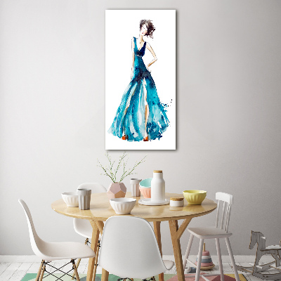 Cuadro de metacrilato vertical Ilustración de moda