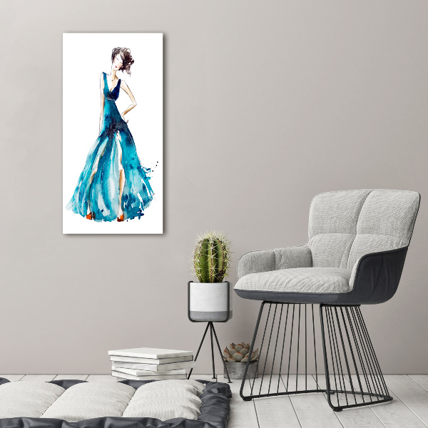 Cuadro de metacrilato vertical Ilustración de moda
