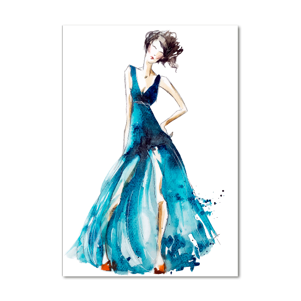 Cuadro de metacrilato vertical Ilustración de moda