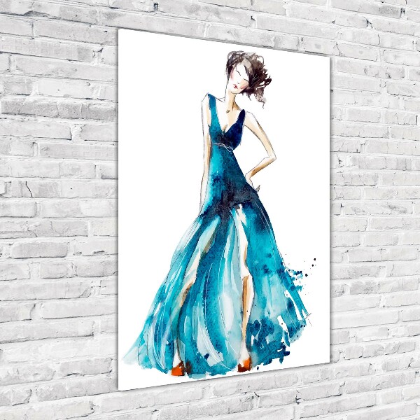 Cuadro de metacrilato vertical Ilustración de moda