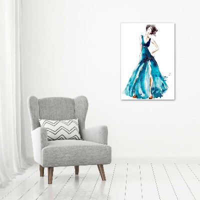 Cuadro de metacrilato vertical Ilustración de moda