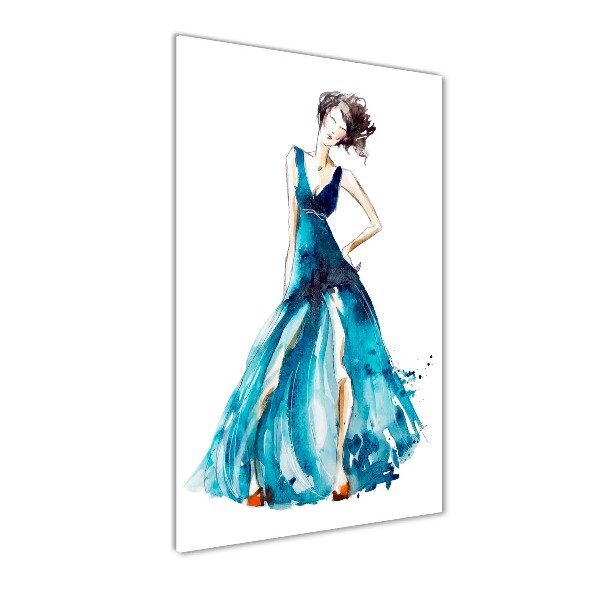 Cuadro de metacrilato vertical Ilustración de moda