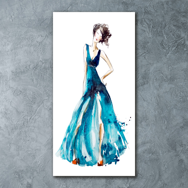 Cuadro de metacrilato vertical Ilustración de moda