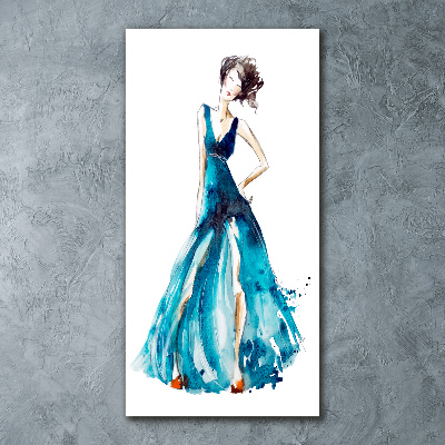 Cuadro de metacrilato vertical Ilustración de moda