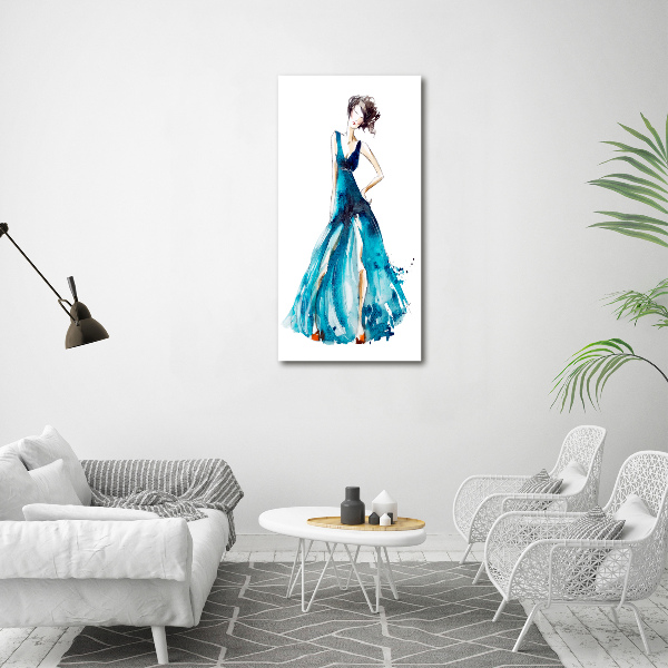 Cuadro de metacrilato vertical Ilustración de moda