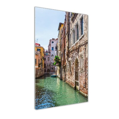 Cuadro decorativo en acrílico brillante vertical Venecia, Italia