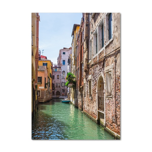 Cuadro decorativo en acrílico brillante vertical Venecia, Italia