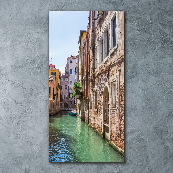Cuadro decorativo en acrílico brillante vertical Venecia, Italia