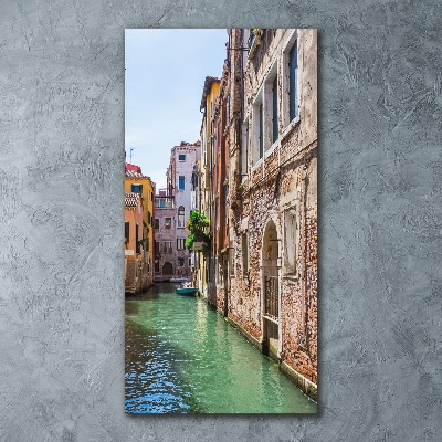 Cuadro decorativo en acrílico brillante vertical Venecia, Italia