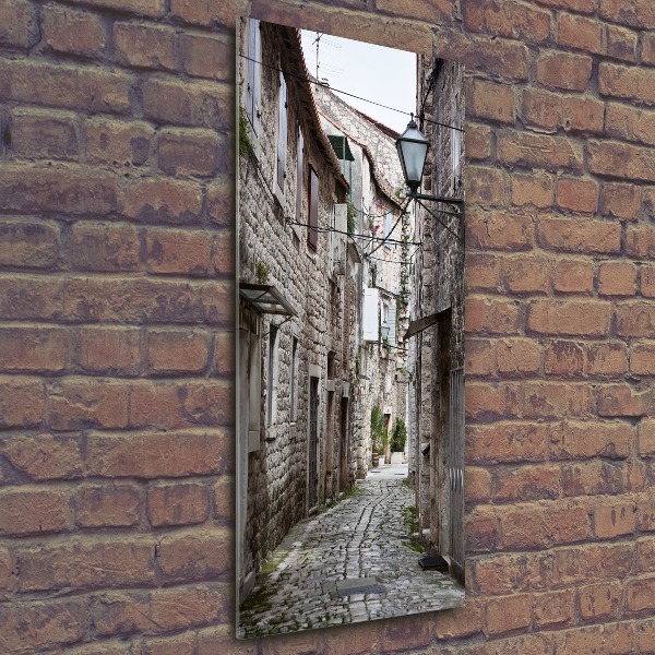 Cuadro de metacrilato vertical Calle Croacia