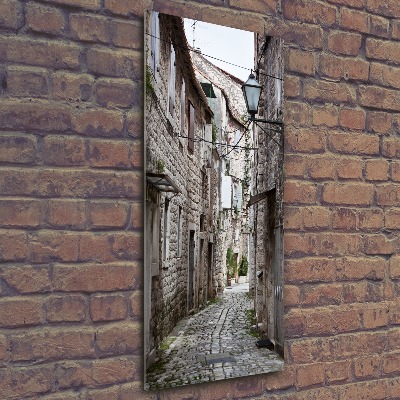 Cuadro de metacrilato vertical Calle Croacia