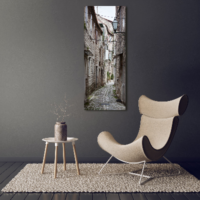 Cuadro de metacrilato vertical Calle Croacia