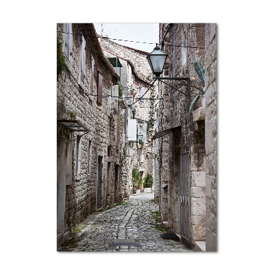 Cuadro de metacrilato vertical Calle Croacia