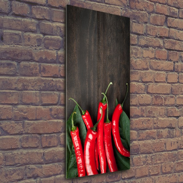 Cuadro de metacrilato vertical chiles