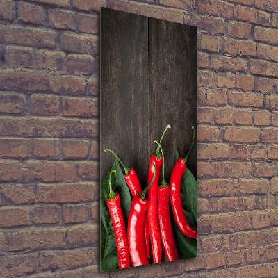 Cuadro de metacrilato vertical chiles