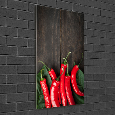 Cuadro de metacrilato vertical chiles