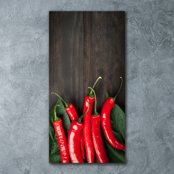 Cuadro de metacrilato vertical chiles