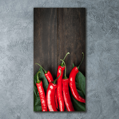 Cuadro de metacrilato vertical chiles