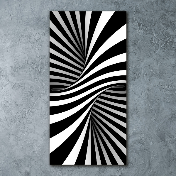 Cuadro de metacrilato vertical Vórtice abstracto