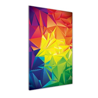 Cuadro de metacrilato moderno efecto cristal vertical Fondo abstracto