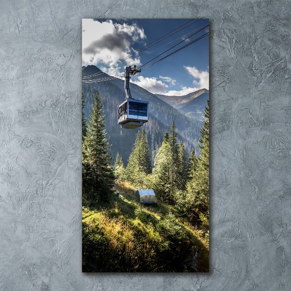 Impresión en metacrilato de alta calidad vertical Montaña rusa