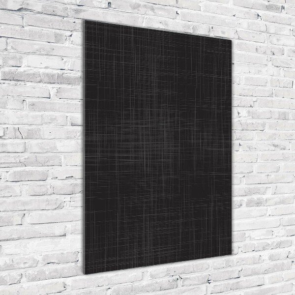 Cuadro decorativo en acrílico brillante vertical Textura de lino