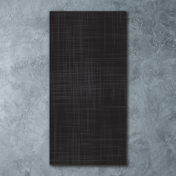 Cuadro decorativo en acrílico brillante vertical Textura de lino