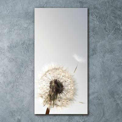 Impresión en metacrilato de alta calidad vertical Diente de león