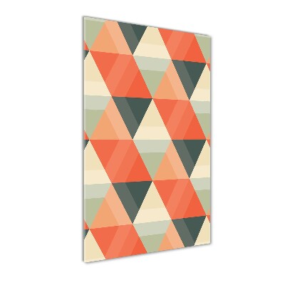 Cuadro de metacrilato vertical Fondo geométrico