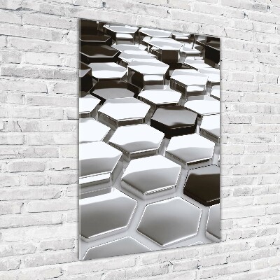 Cuadro de metacrilato vertical Abstracción 3D